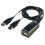 Switch KM - USB - 2 computer - 2 porte USB - Nero - Commutatore tastiera e mouse 1
