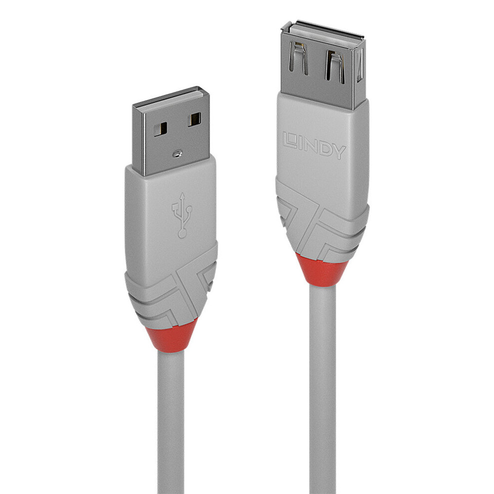 Lindy Anthra Line USB cable 0.5 m USB A Grey