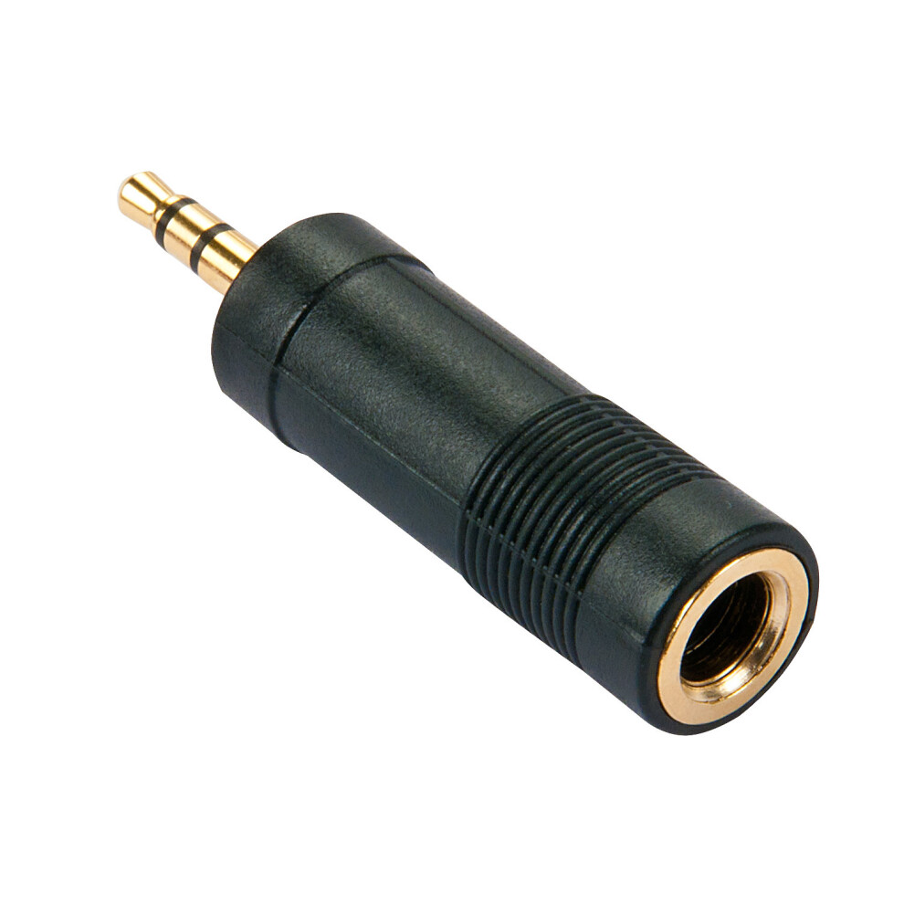 Lindy 35621 Cable Interface/Gender Adapter 3.5Mm 6.3Mm Black 4002888356213