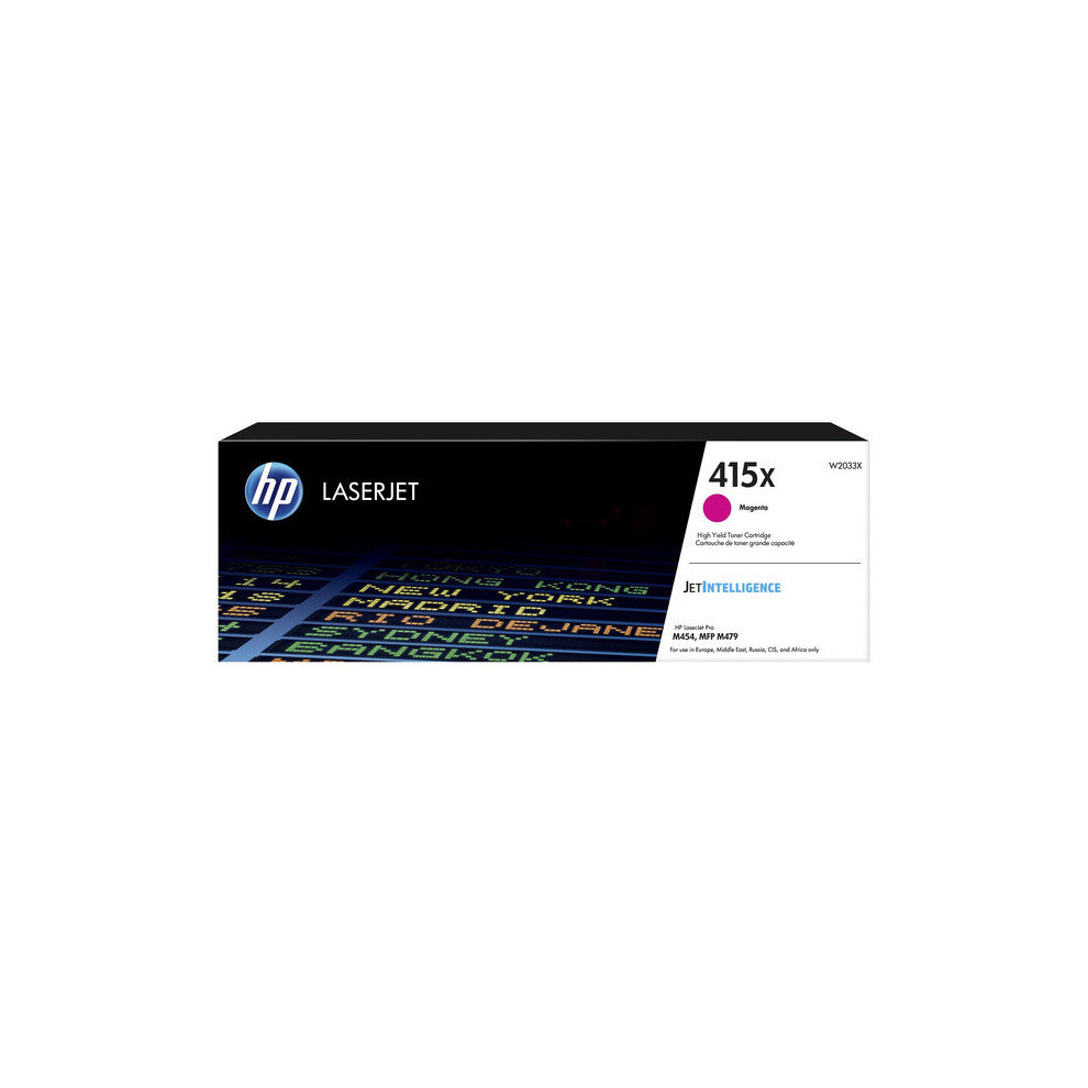 Hp W2033x (415X) Toner Magenta, 6K Pages Pink