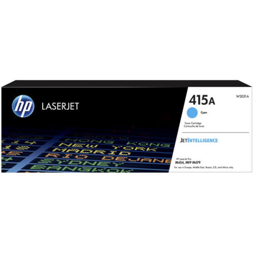 HP Toner HP W2031A Turkusowy
