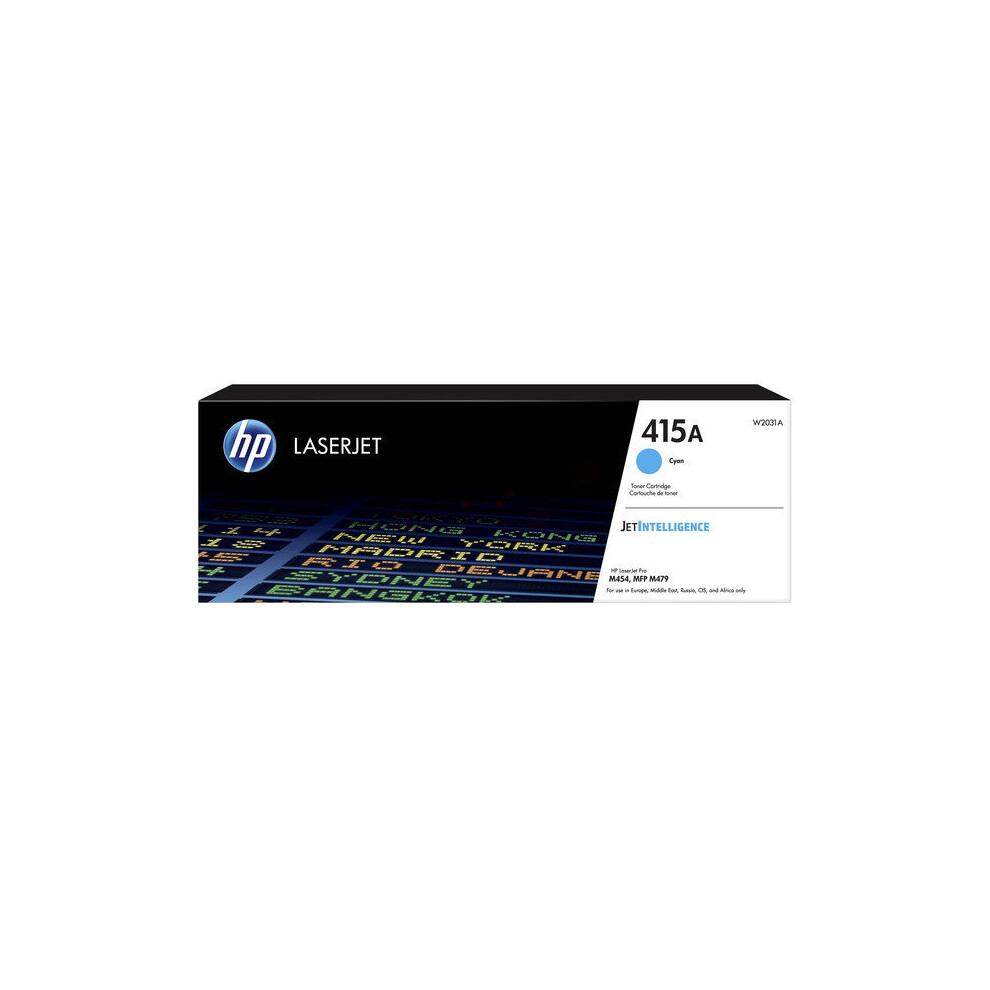 Hp W2031a (415A) Toner Cyan, 2.1K Pages Blue