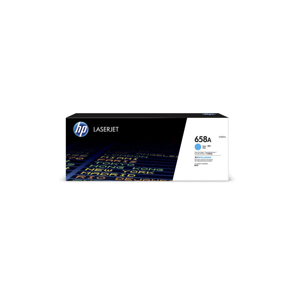 Hp W2001a (658A) Toner Cyan, 6K Pages Blue 192545710954