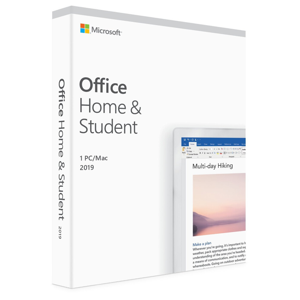 Microsoft Office 2019 Home & Student Full 1 license(s) German