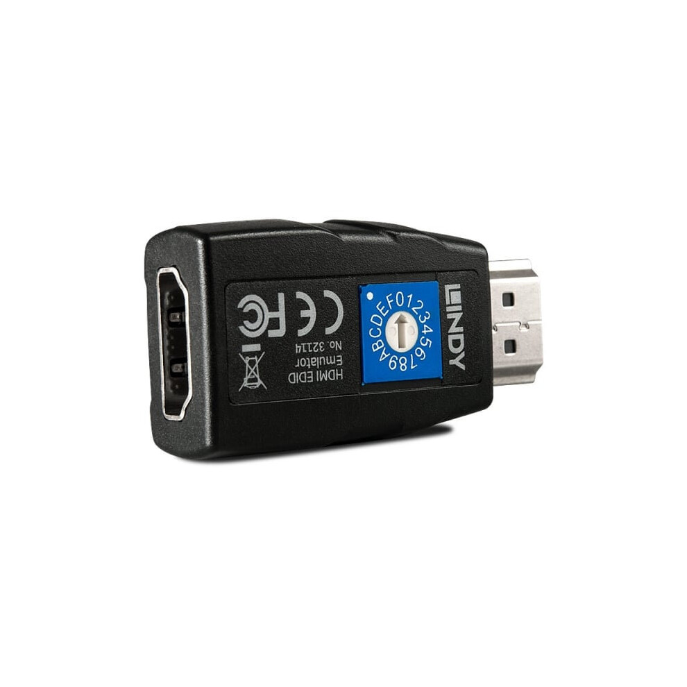 Lindy 32114 Cable Interface/Gender Adapter Hdmi Type A Black 4002888321143