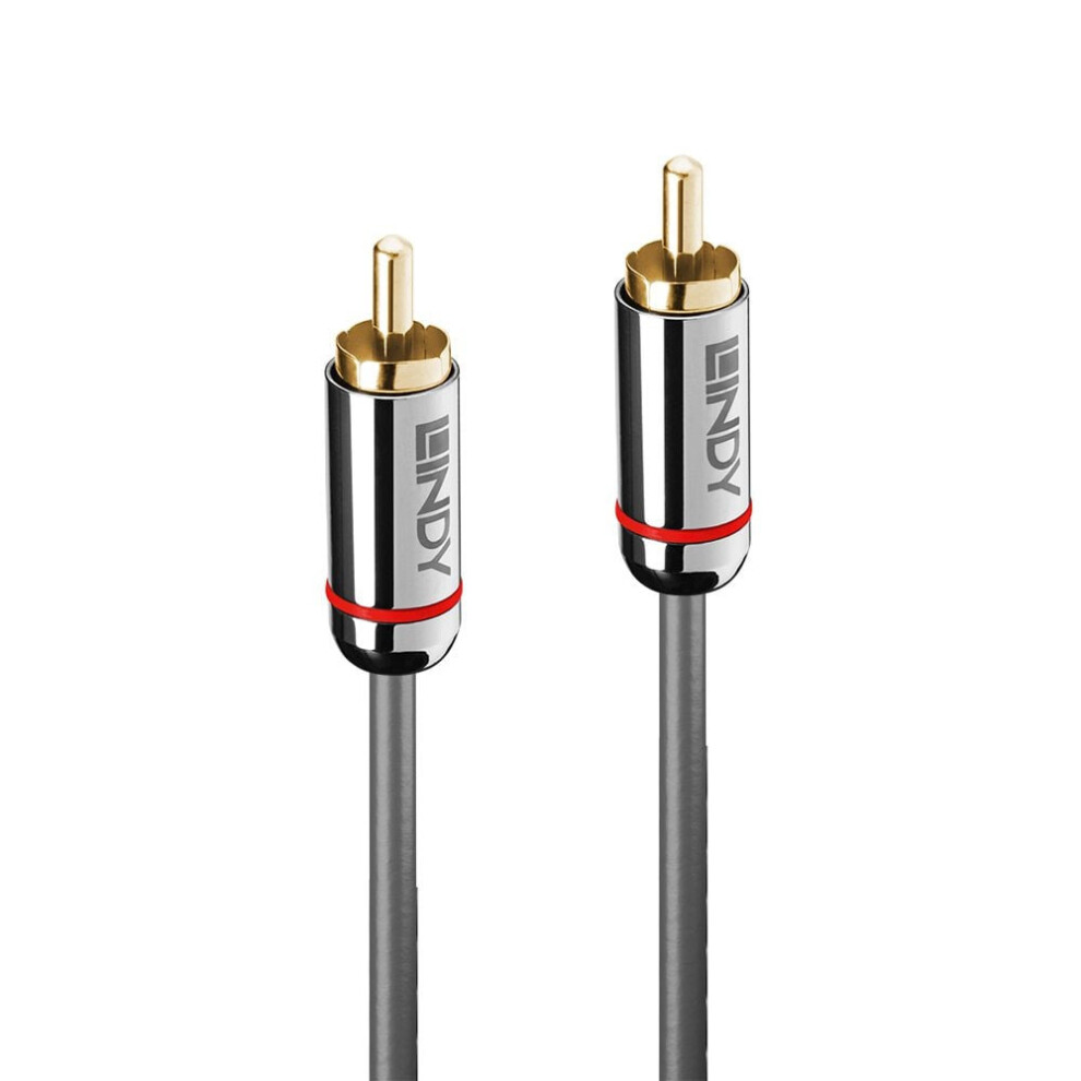 Lindy 35340 Audio Cable 2 M Rca Anthracite 4002888353403