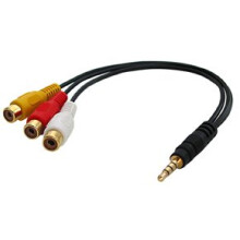 Lindy - 35539 - Cavo Adattatore Audio-Vidéo, 10cm