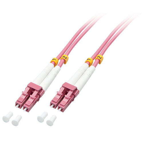 Lindy 46341 fiber optic cable 2 m LC Pink