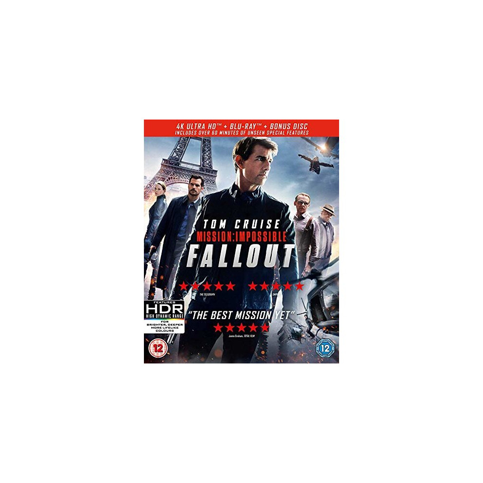 Universal Pictures Mission: Impossible - Fallout [2018] (4K Ultra Hd + Blu-Ray)