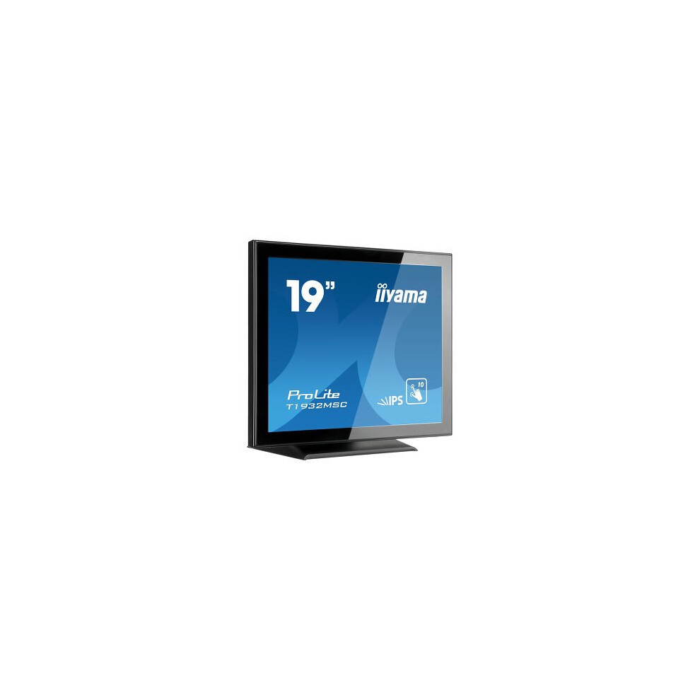 iiyama ProLite T1932MSC-B5AG touch screen monitor 48.3 cm (19") 1280 x 1024 pixels Black Multi-touch Tabletop
