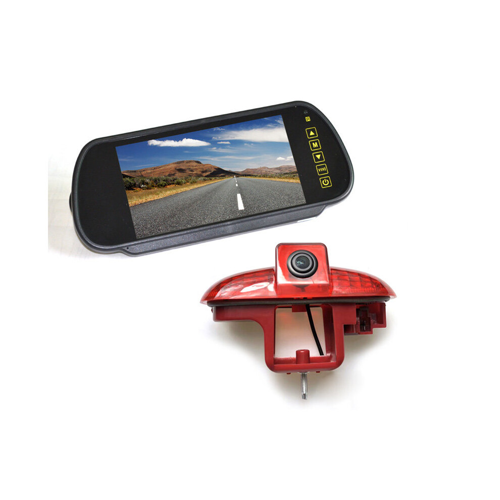 Parking Reverse Camera + 7 Inch Clip-On Rear View Monitor For Renault Trafic / Vauxhall Vivaro / Opel Combo 2001-2014 Light 797805522157
