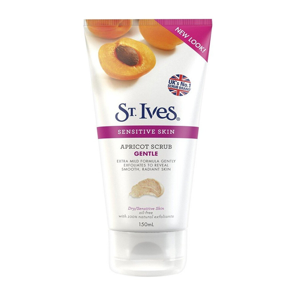 St. Ives Sensitive Skin Gentle Apricot Scrub  - 150ml