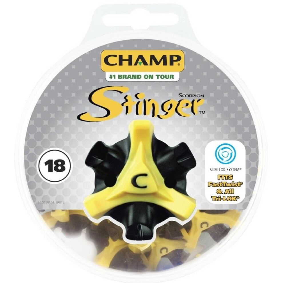 Champ Stinger Golf Spikes Slim-Lok Cleats-image-OPC-P52K7PY-NEW