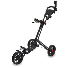 Easyglide Smart Fold 3 Wheel Push Golf Trolley Black