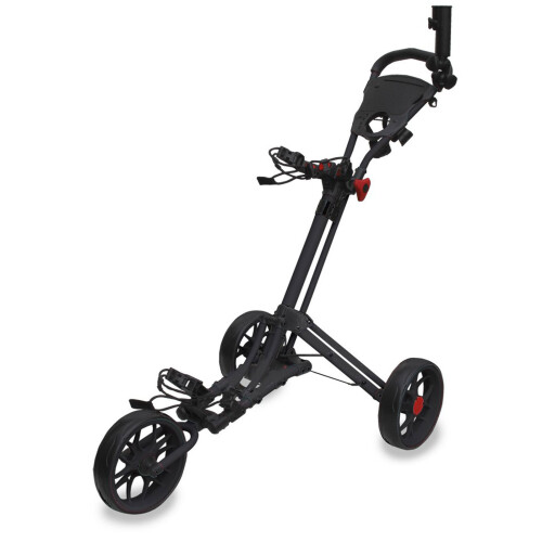 Easyglide Smart Fold 3 Wheel Push Golf Trolley Black