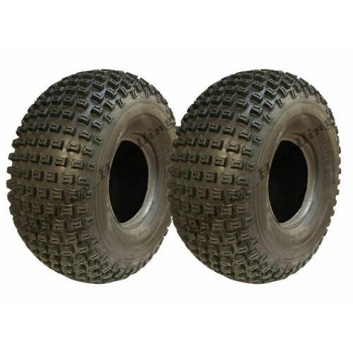 22x11.00-8 Knobby ATV Tyres Quad Trailer Tyre Tire 4 Ply P322 Set Of 2 ...