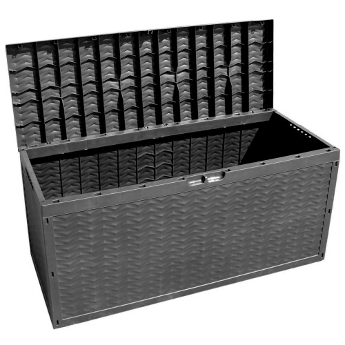 URBN Living 320L Large Outdoor Cargo Garden Storage Box Plastic Container Lid 1