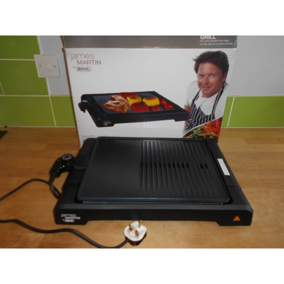 James Martin by Wahl ZX833Table Top Grill with Flat Plate