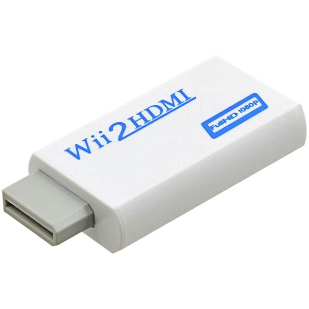 Wii Input to HDMI 1080P HD Audio Output Converter 3.5mm Port