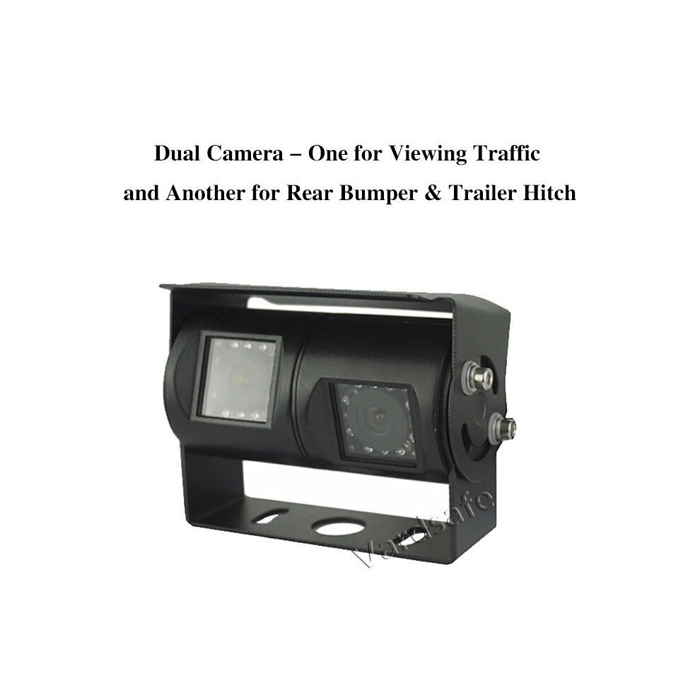 Vardsafe Dual Lens Heavy Duty Rear View Reversing Backup Camera For Rv Truck Motorhome 8414745561542