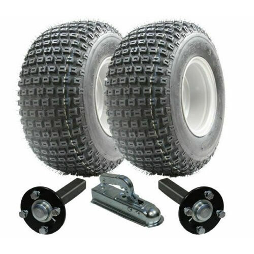 ATV trailer kit Quad trailer wheels + hub / stub + hitch 200kg on OnBuy