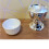 Silver Plated Egg Cup, Spoon and Napkin Ring Gift Set 4