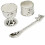 Silver Plated Egg Cup, Spoon and Napkin Ring Gift Set 1