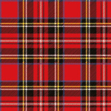 Ambiente Pack of 20 Paper Napkins / Serviettes - Scottish Red - 33cm x 33cm - 3 Ply