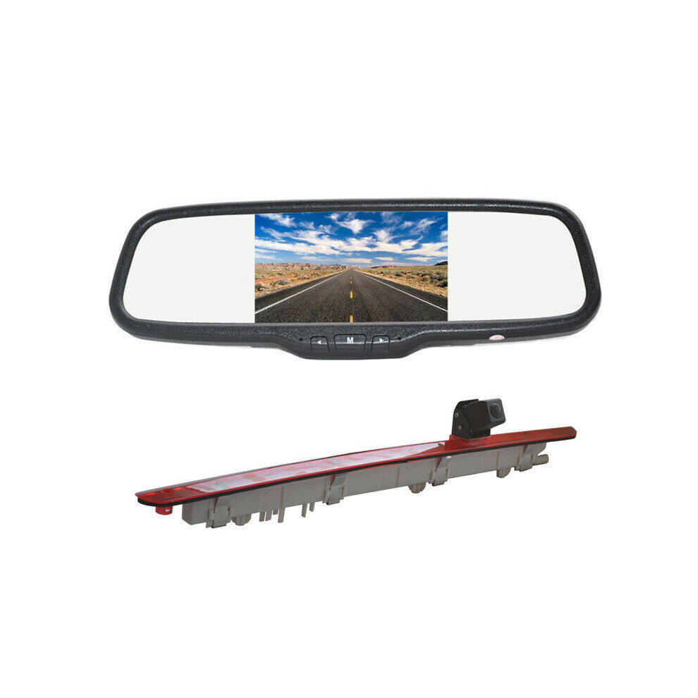 Brake Reverse Backup Camera + Mirror Monitor Display For Mercedes Vito Metris Viano Valente W447 Van Light 8414745561566