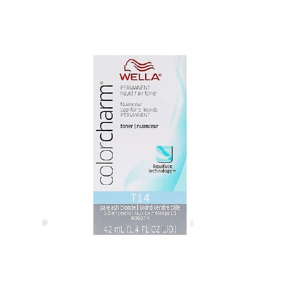 (Wella T14) Wella Colour Charm Permanent Liquid Hair Toner - 42ml