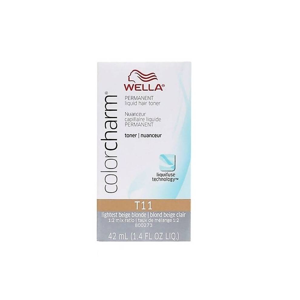 (Wella T11) Wella Colour Charm Permanent Liquid Hair Toner - 42ml