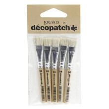 Decopatch Silk Brushes, Pack of 5