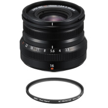 FUJI XF16mm F2.8 R WR Black + HOYA 49mm PRO 1D Protector
