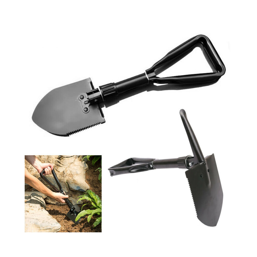 Compact Folding Shovel Emegency Portable Army Spade for Camping/Garden