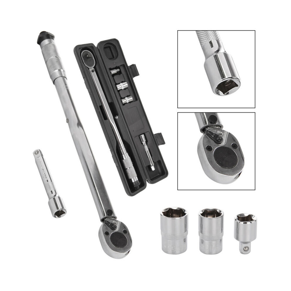 Ratchet Drive Torque Wrench 1/2" Square Drive 28 - 210Nm Tool