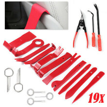 19 Pcs Car Trim Removal Pry Tool Molding Kit Panel Door