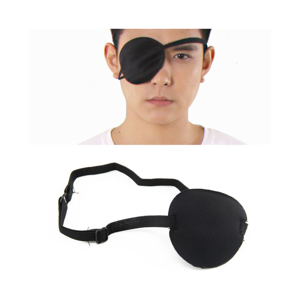 Light Adjustable Concave Eye Patch Foam Groove Strap Healthy Single Eyeshade