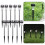 10ps Solar Powered Garden Lights Post Outdoor Led Lighting Stainless 1