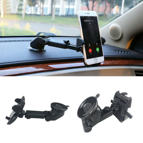 360° Rotatable In Car Suction Phone Holder Dashboard Windscreen Mount