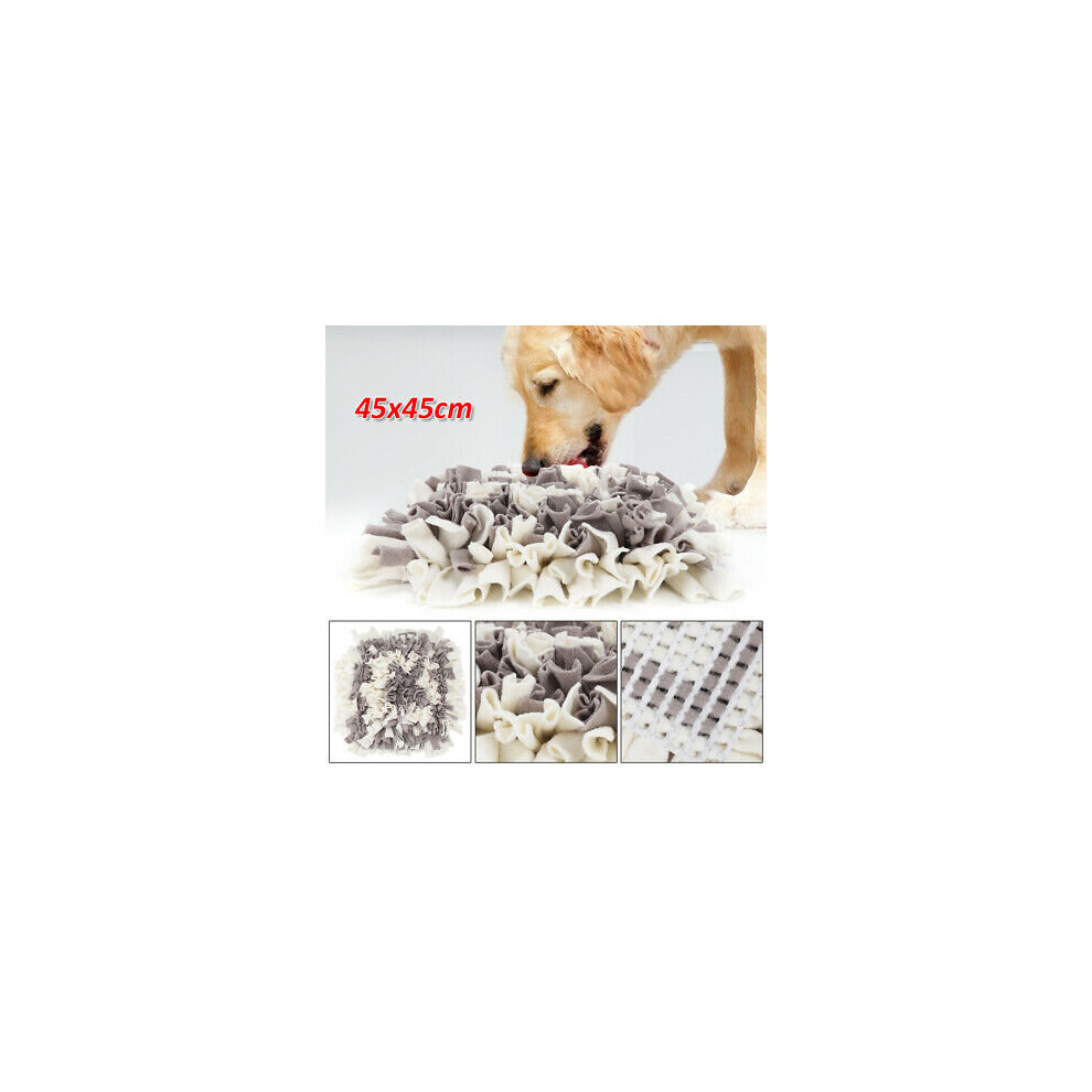 Pet Snuffle Mat Dog Cat Food Mat Pressure Relieving Nosework Training Washable