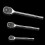 3PCS HEAVY DUTY QUICK RELEASE RATCHET HANDLE SET 1/4" 3/8" 1/2" DR 3