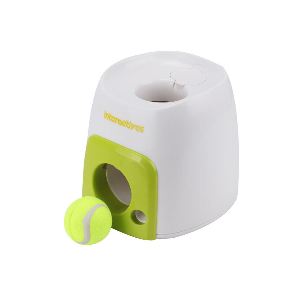 Interactive Automatic Pet Dog Treat Tennis Ball Toy Fetch