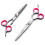 6" Cat Dog Pet Hair Grooming Cutting Thinning Scissors Set Curved 7