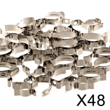 48PCS Storage Shed Garage Hangers Spring Terry Clips Assorted Narrow Tool