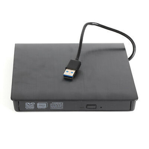 USB 3.0 External DVD-RW Drive Slim RW CD R Burner Reader