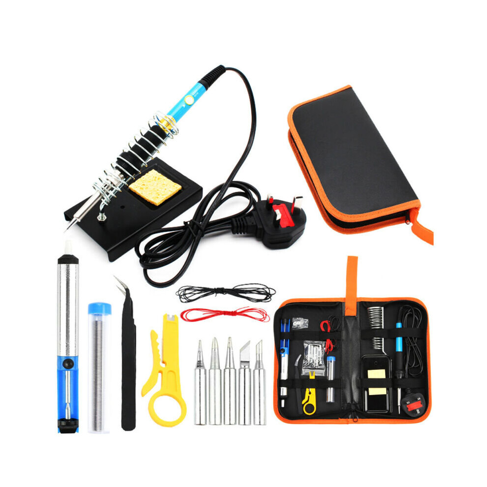 60W Soldering Iron FULL Kit Electronic Welding Irons Tool