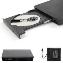 New External USB 2.0 Slim CD RW DVD ROM CD Rewriter DVD Drive For All Laptop, PC