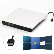 External USB 3.0 DVD ROM CD Drive Burner Reader Player For Laptop