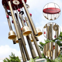 UK Large Wind Chime Yard Garden Outdoor Noisemaker Bells Pavilion Copper Coin