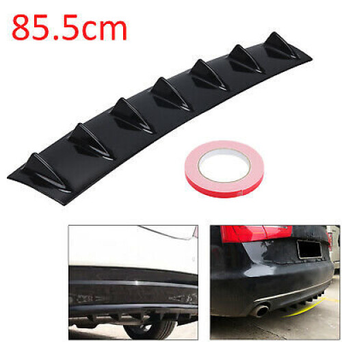 85cm Universal Shark Fin 7 Wing Lip Rear Bumper Vortex Diffuser On Onbuy